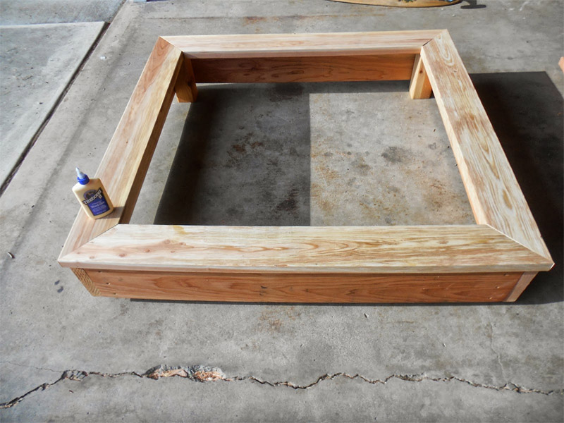 Mounting Sandbox Benches