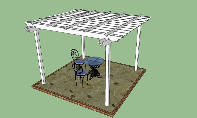 Do-it-yourself pergola construction - instructions