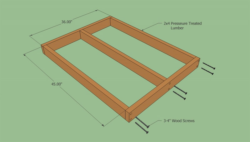 Cadre de plancher de cabine