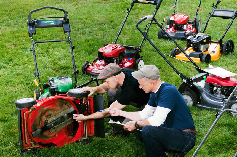 Rotary lawn mower