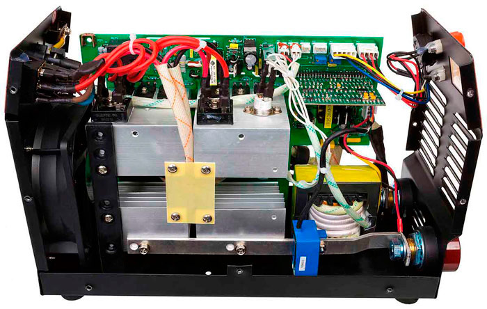 Sectional welding inverter