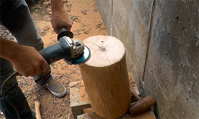 Sanding wood