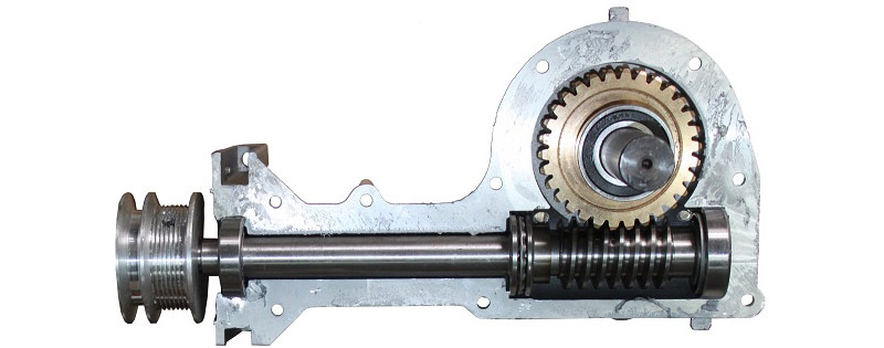 Sectional worm gear