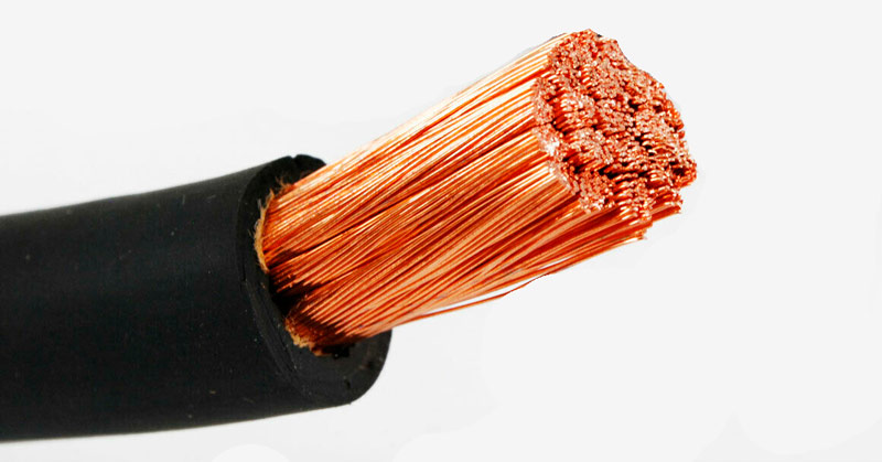 cable de soldadura de cobre