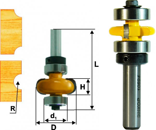 Edge fillet cutter