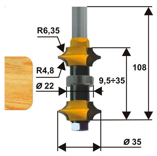 Edge leveling verstelbaar