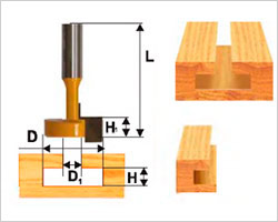 Groove T Shaped Milling Cutter