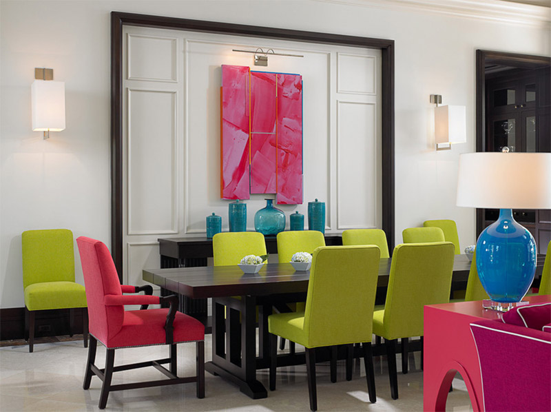 Bright dining area