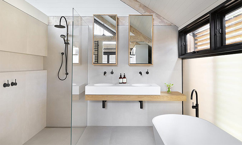 Bagno in stile scandinavo