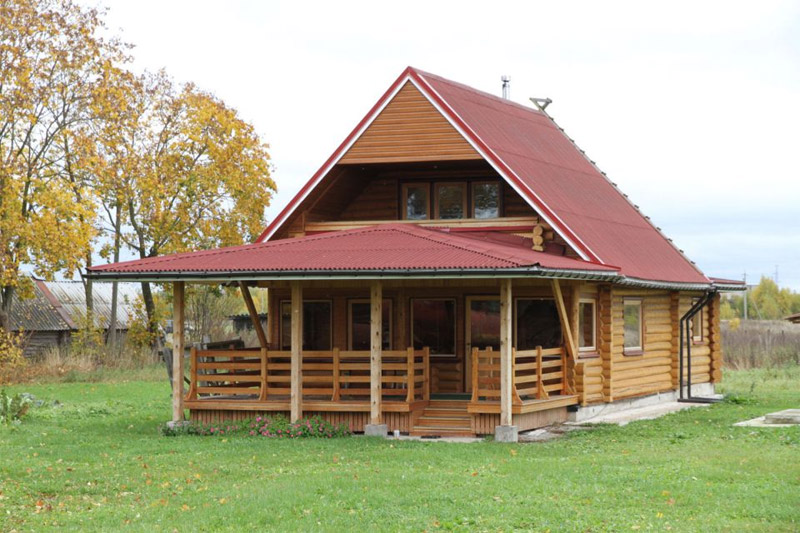 Ondulin covered roof