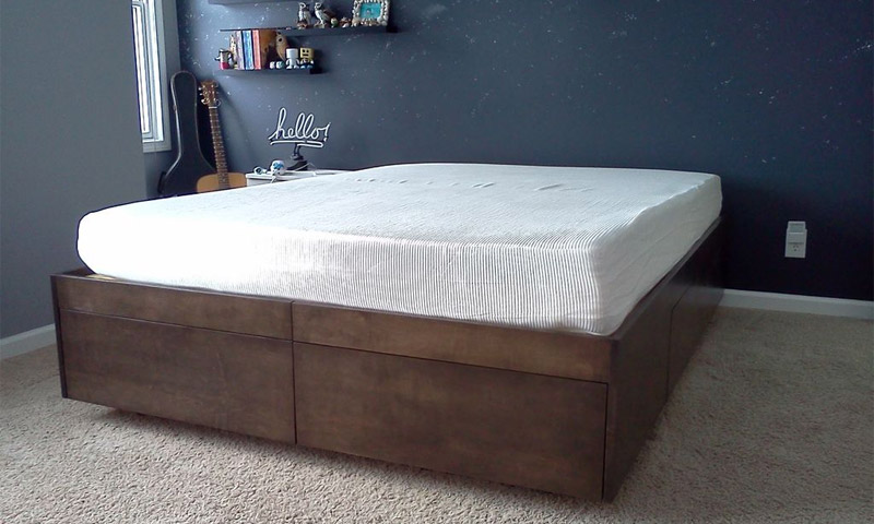 How to make a do-it-yourself podium bed