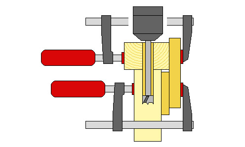 Hovedbord montering diagram