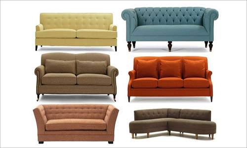 Types of sofas