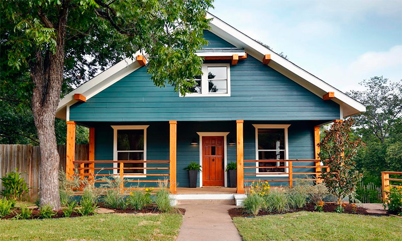 Comment gainer une maison en bois à l'extérieur