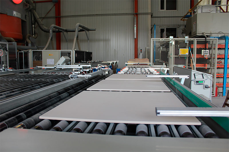 Ceramic tile production