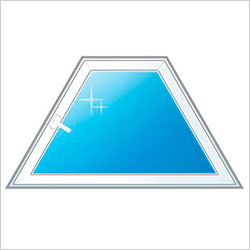 Trapezoidal window