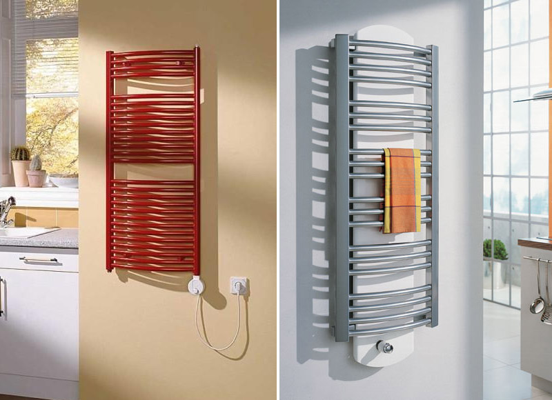 Electric heated towel rails