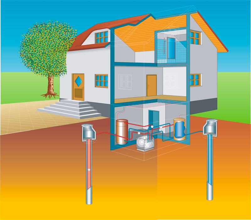 Water-to-water heat pump