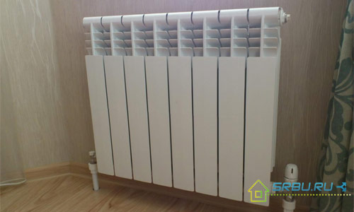 Radiateur chauffant en aluminium