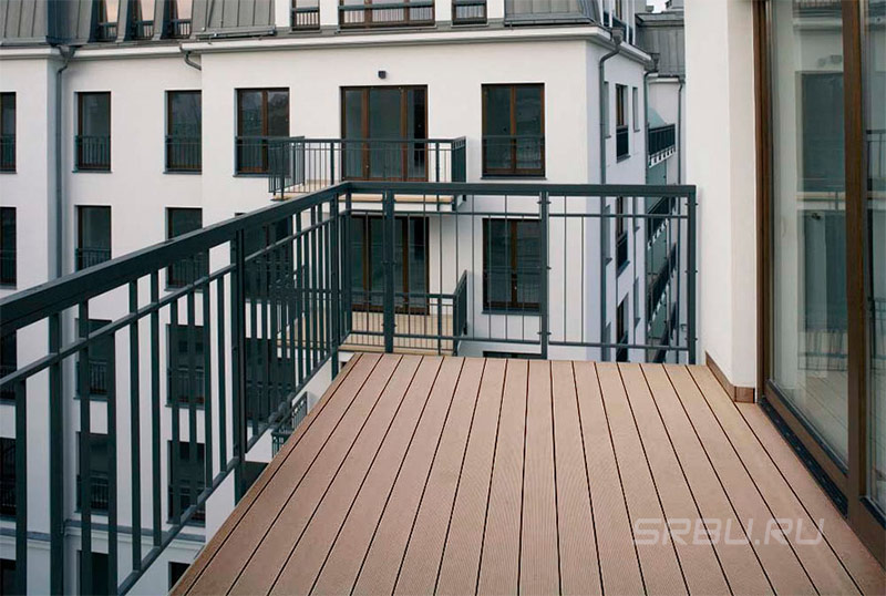 Decking on balconies