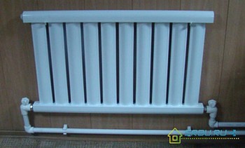 The principle of operation of vacuum radiators