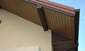 Options for hemming roof overhangs