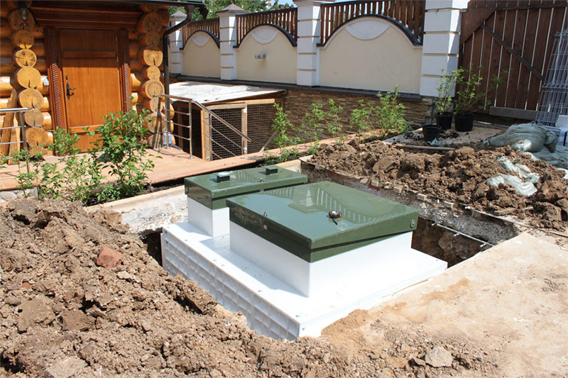 Installation d'un système de traitement des eaux usées profondes