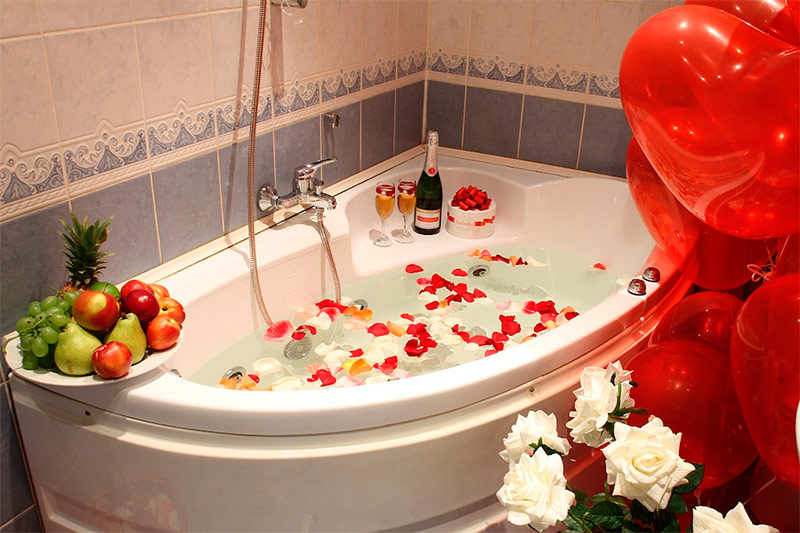 Romantic bath