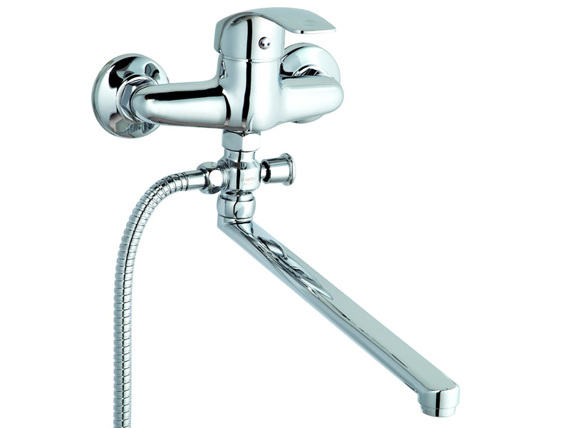 Single lever bath mixers