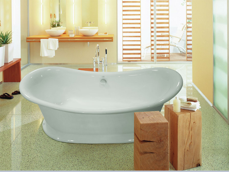 Oval bath