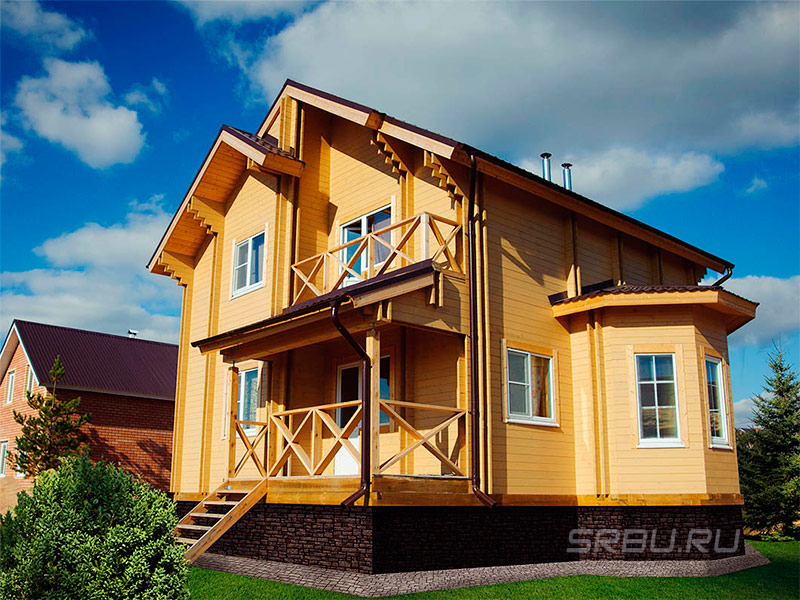 Double-timber house using Finnish technology