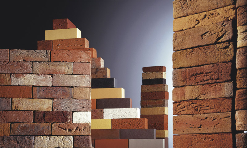 Types of facing bricks, their colors and photos