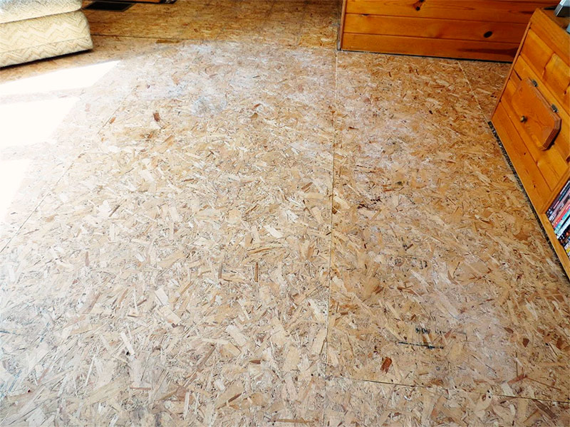 Plancher brut OSB