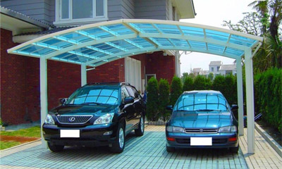 Canopies cho xe ô tô từ polycarbonate di động