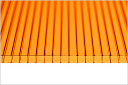 Oranje polycarbonaat