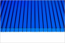 Blauw polycarbonaat