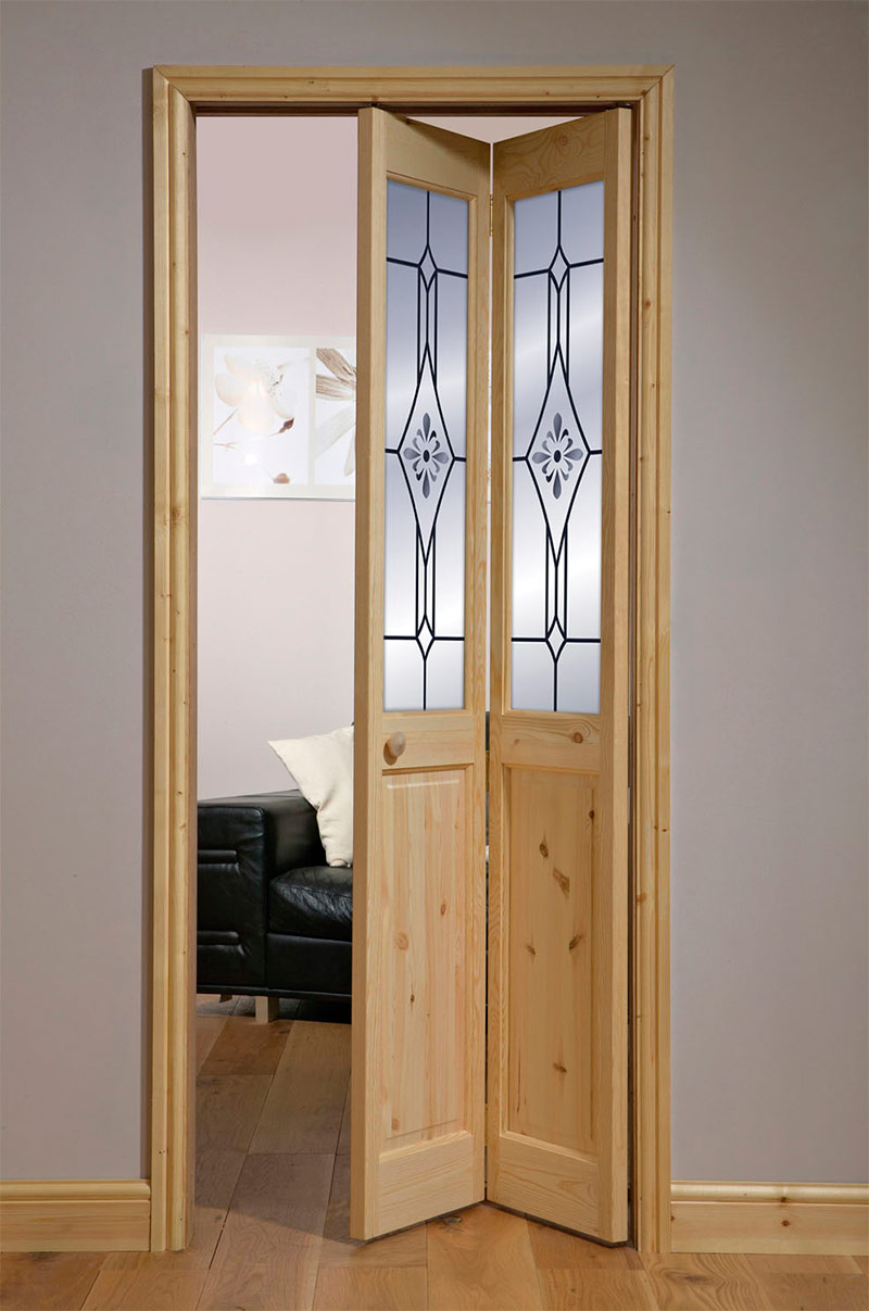 Folding interior doors