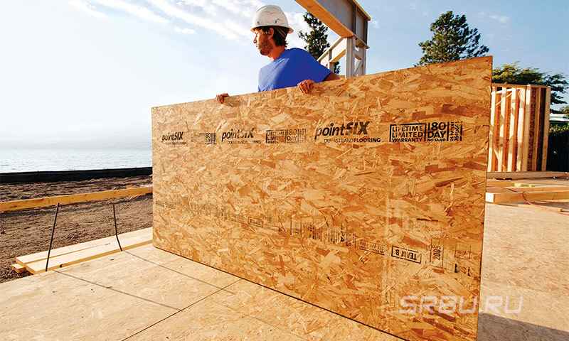 Tamaños de placas OSB de varios fabricantes