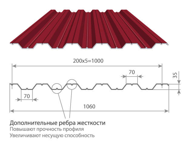 Професионален лист HC35