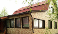 Imitation stone base siding