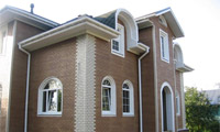 Imitation brick base siding