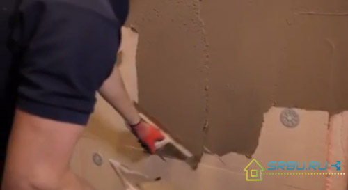 Styrofoam plaster