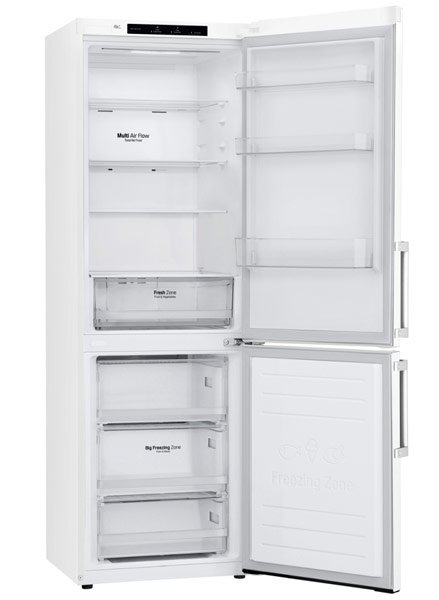 With bottom freezer