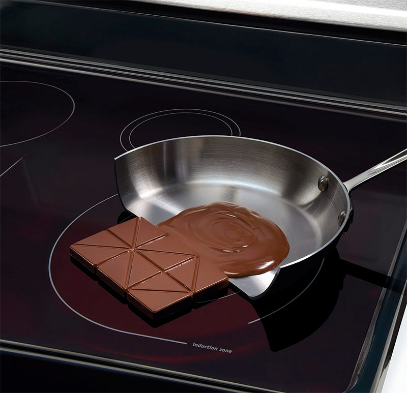 How an induction hob affects products