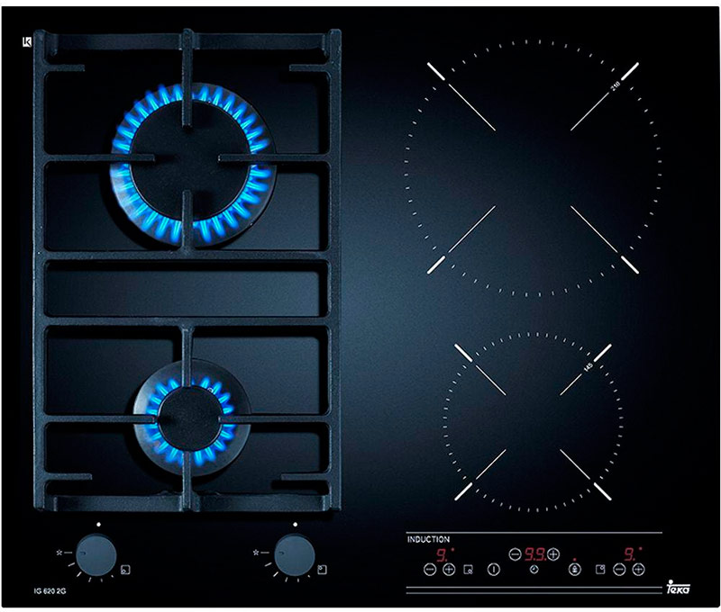 Cooktop a gás de indução