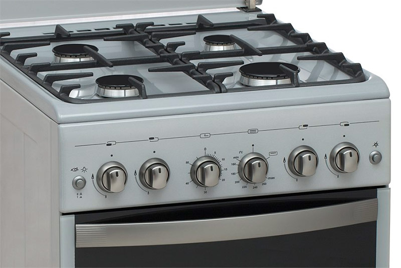 Enameled gas stove