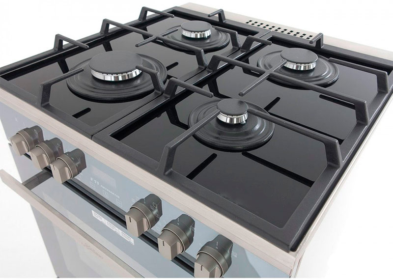 Glass ceramic gas stove