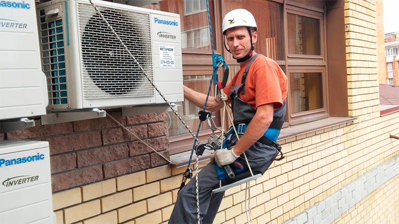 Instalación de aire acondicionado