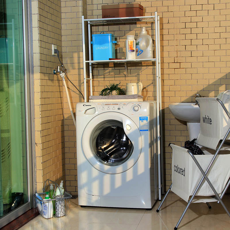 Utiliser une machine à laver comme étagère